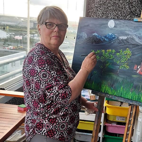Á bak við verkin - Marnhild Hilma Kambsenni