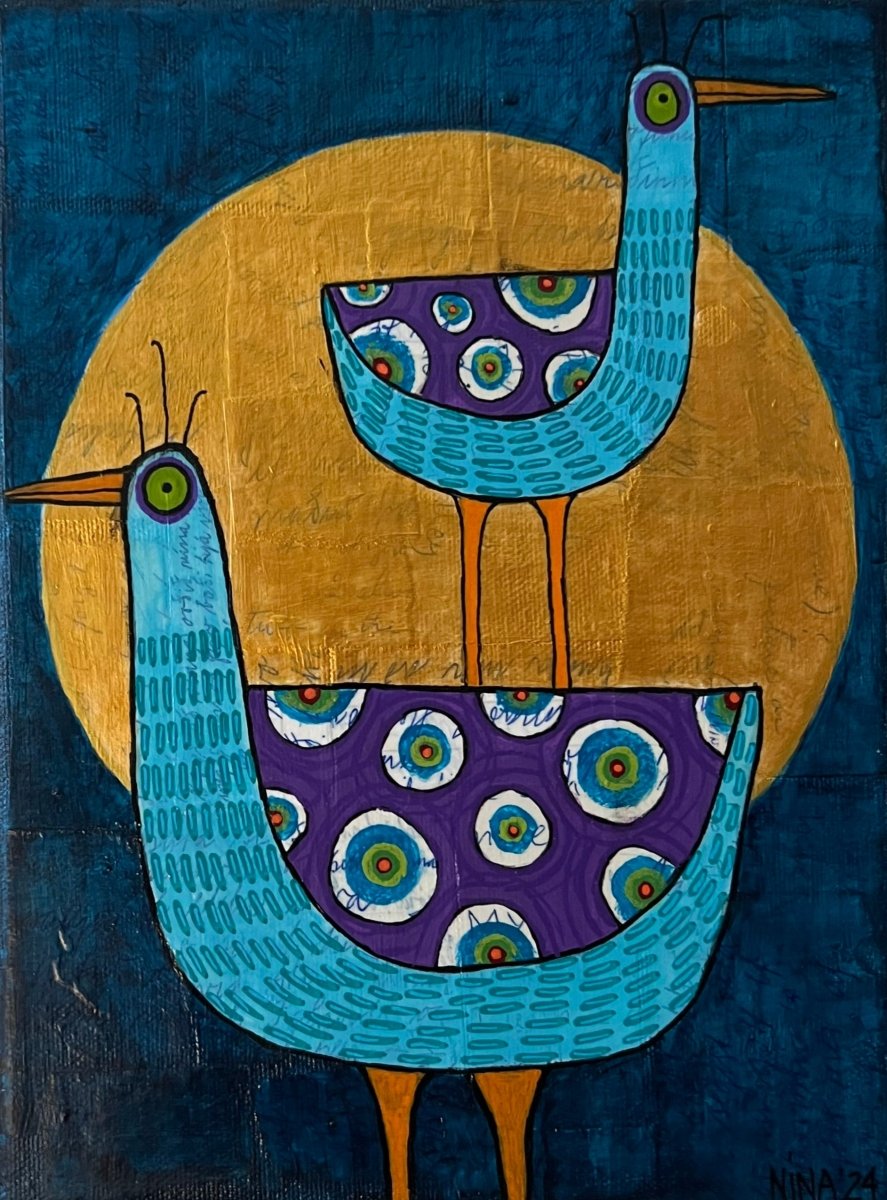 2 fuglar og sendibréf