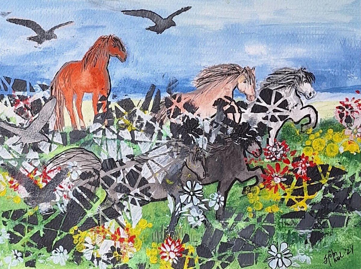 Frelsi / hestar og hrafnar