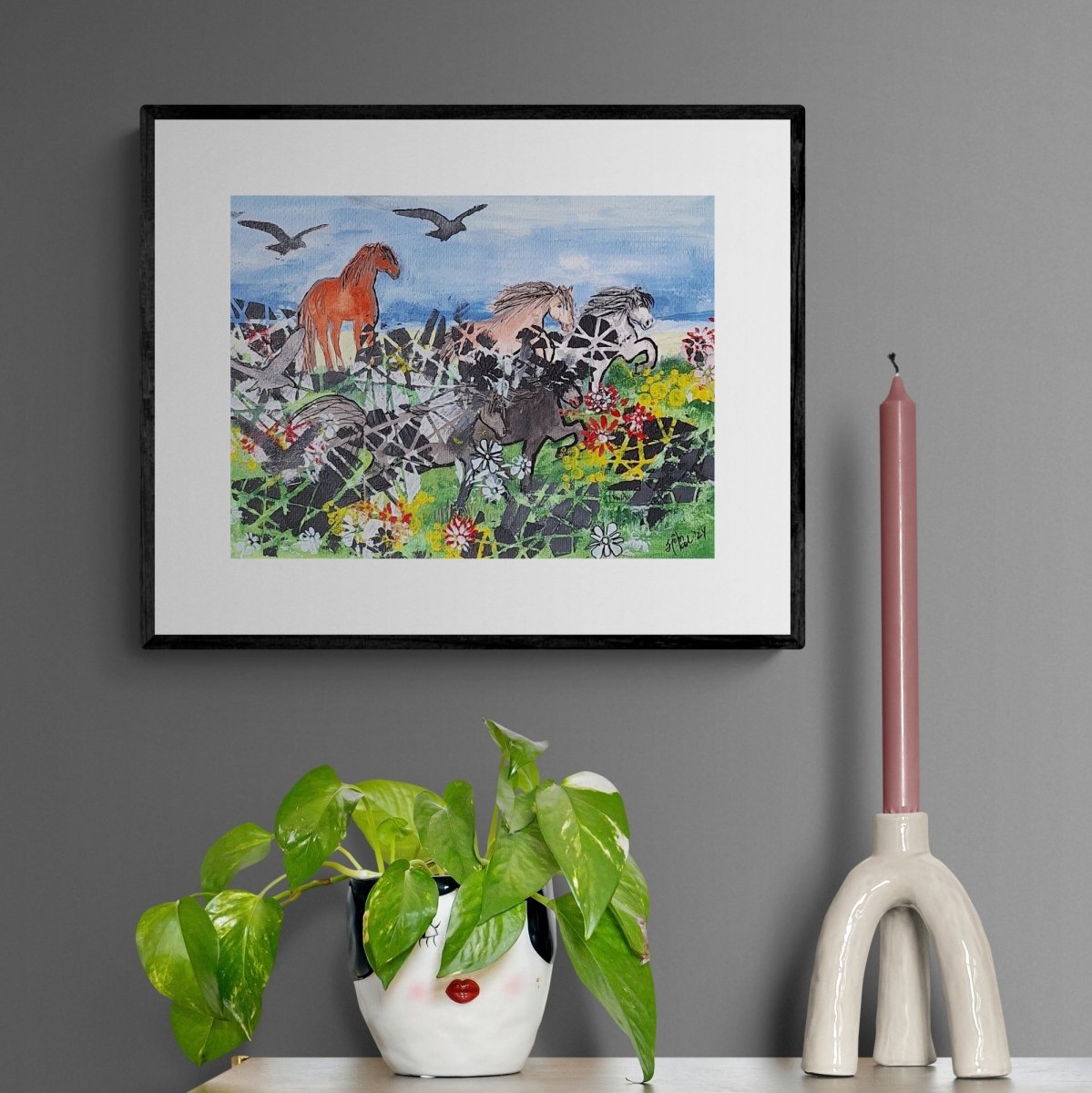 Frelsi / hestar og hrafnar