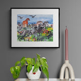 Frelsi / hestar og hrafnar