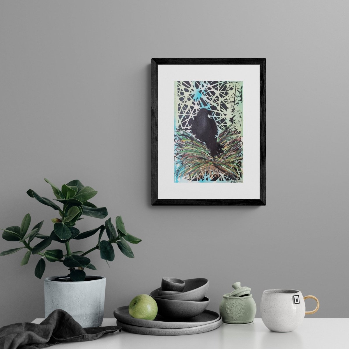 Hrafn - Hreiður undirbúningur