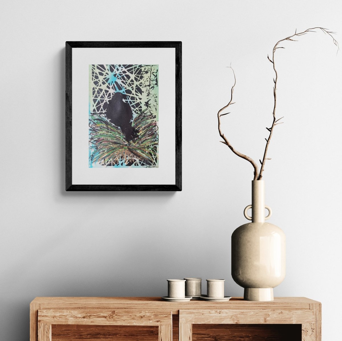 Hrafn - Hreiður undirbúningur