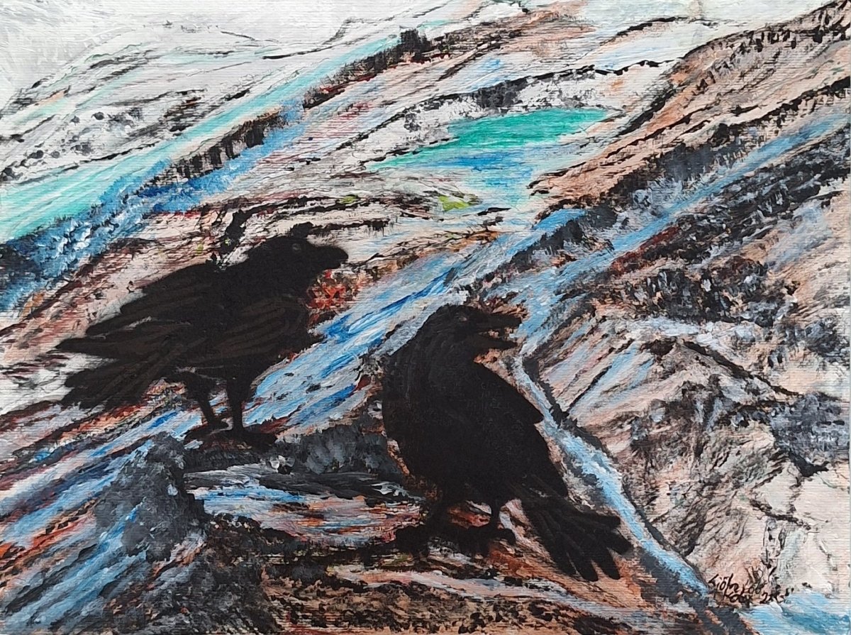 Hrafnar - Á hálendinu