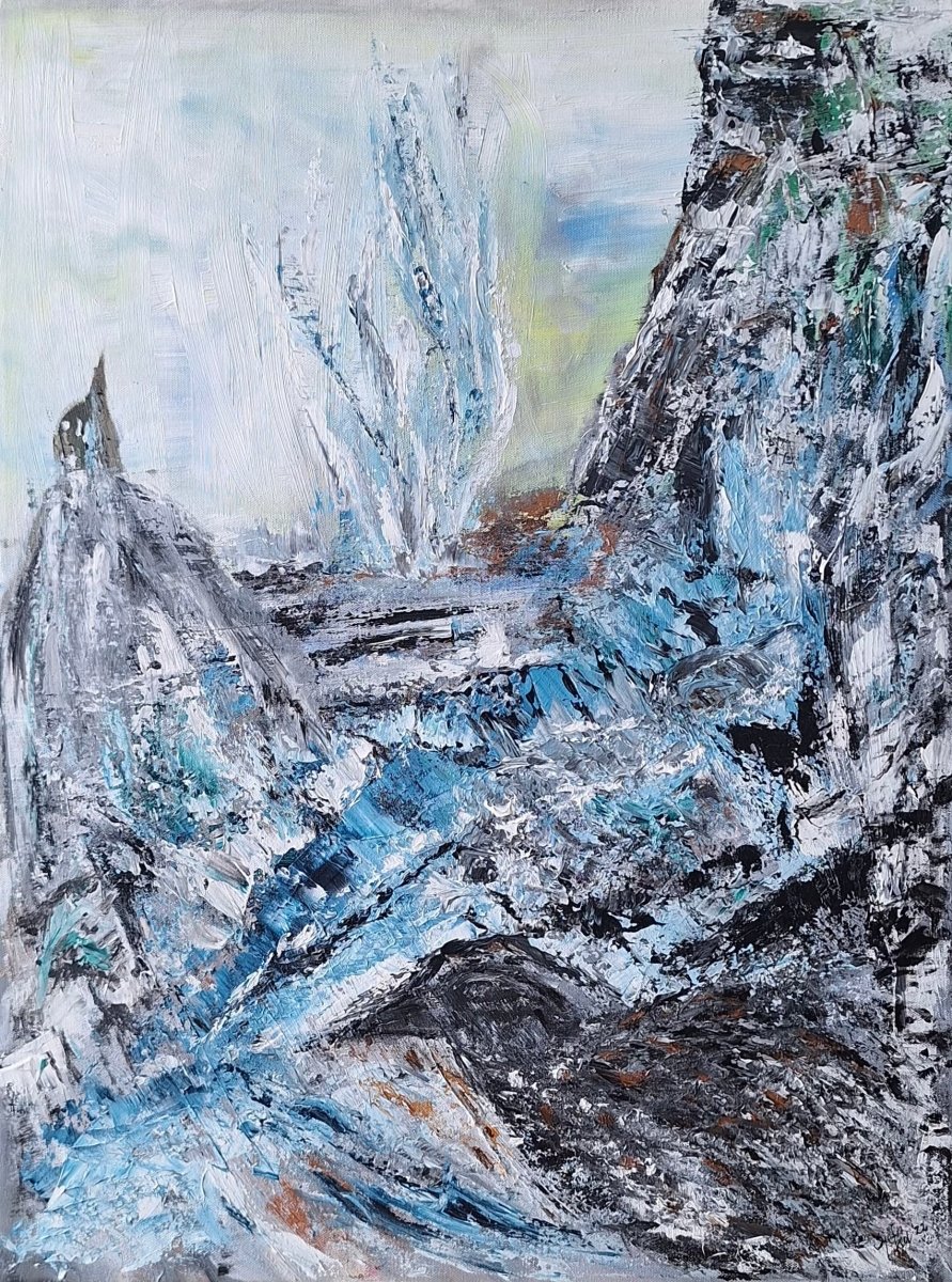 Huldufólk í klettagjá