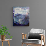 Stöðuvatn að nóttu til