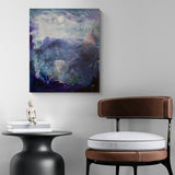 Stöðuvatn að nóttu til