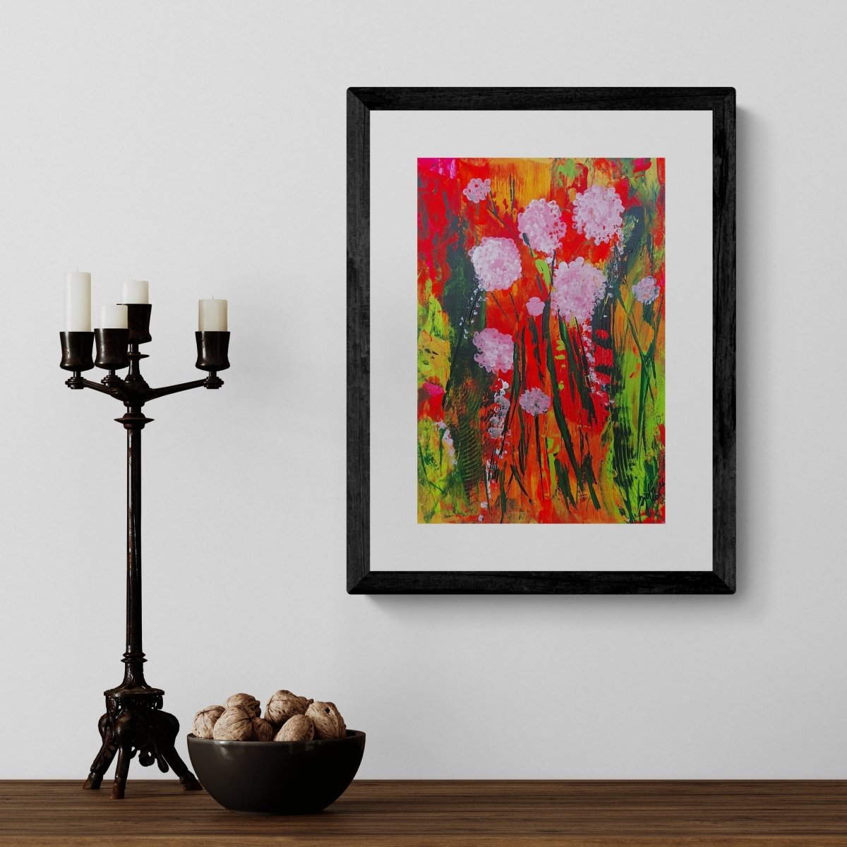 Villt blóm - bleik 2