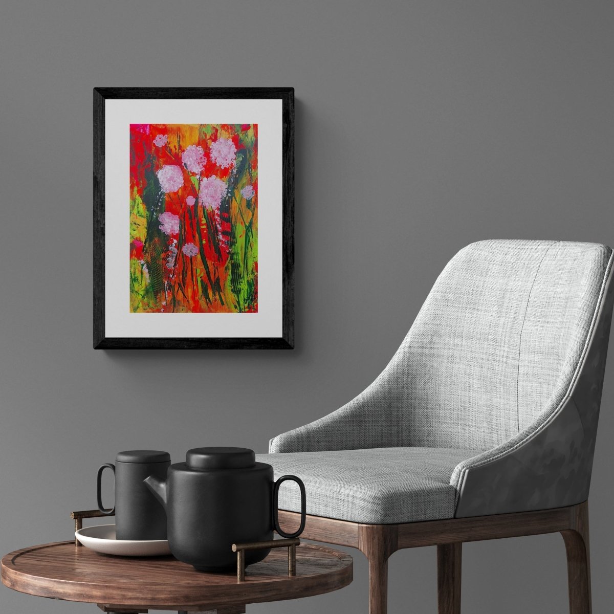 Villt blóm - bleik 2