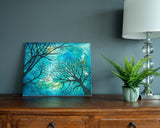 Ævintýri málað af Kristín Berta, verkið er Náttúruverk