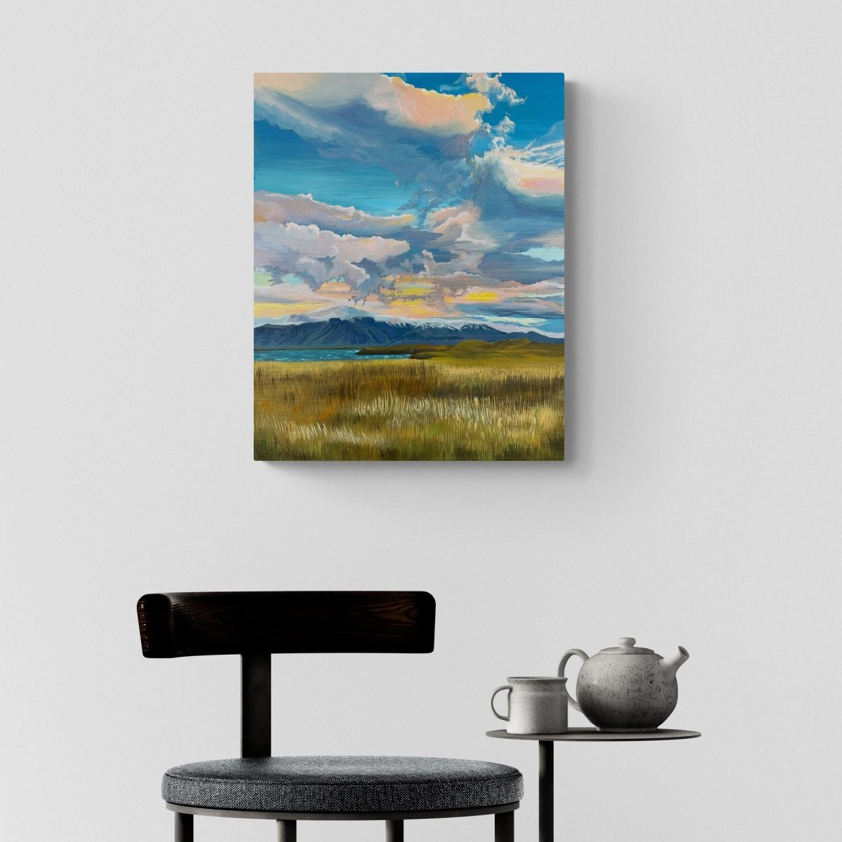 Dramatic Clouds over Esjan