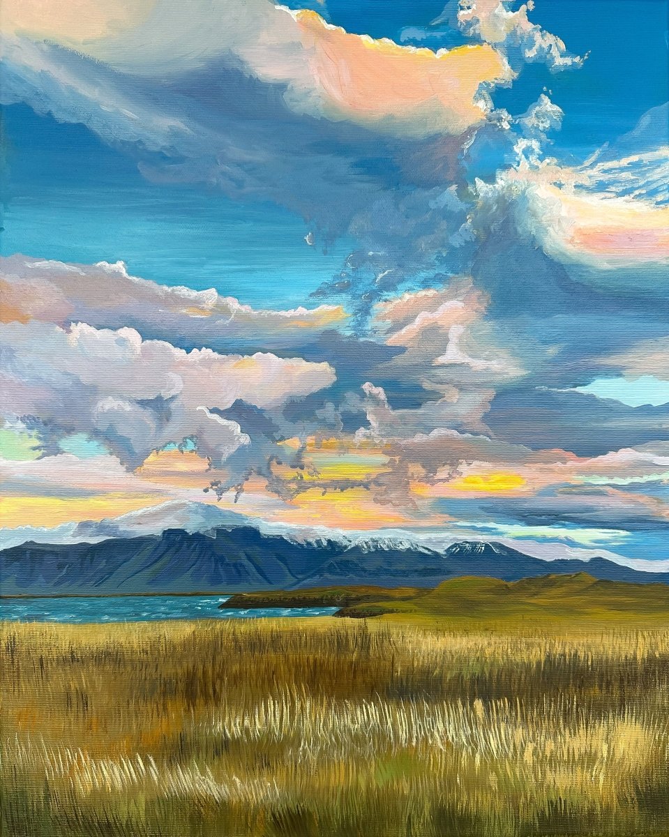 Dramatic Clouds over Esjan