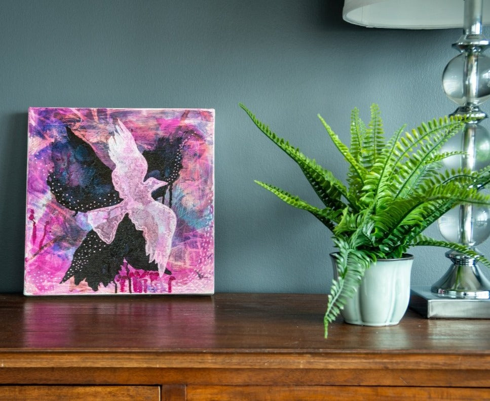 Frelsi málað af Kristín Berta, verkið er Dýr