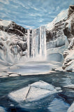 Frozen Skógafoss