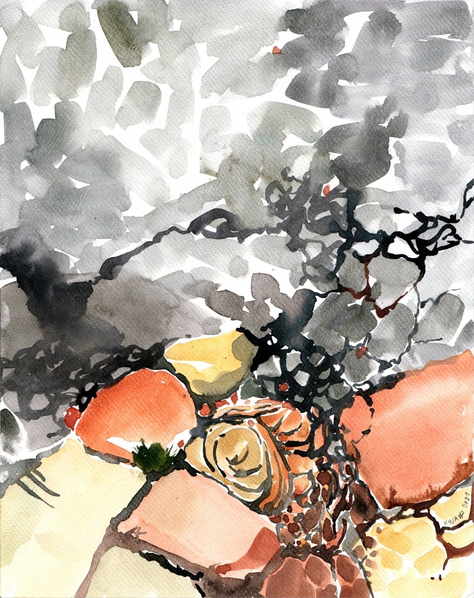 Garðstígur án snjós