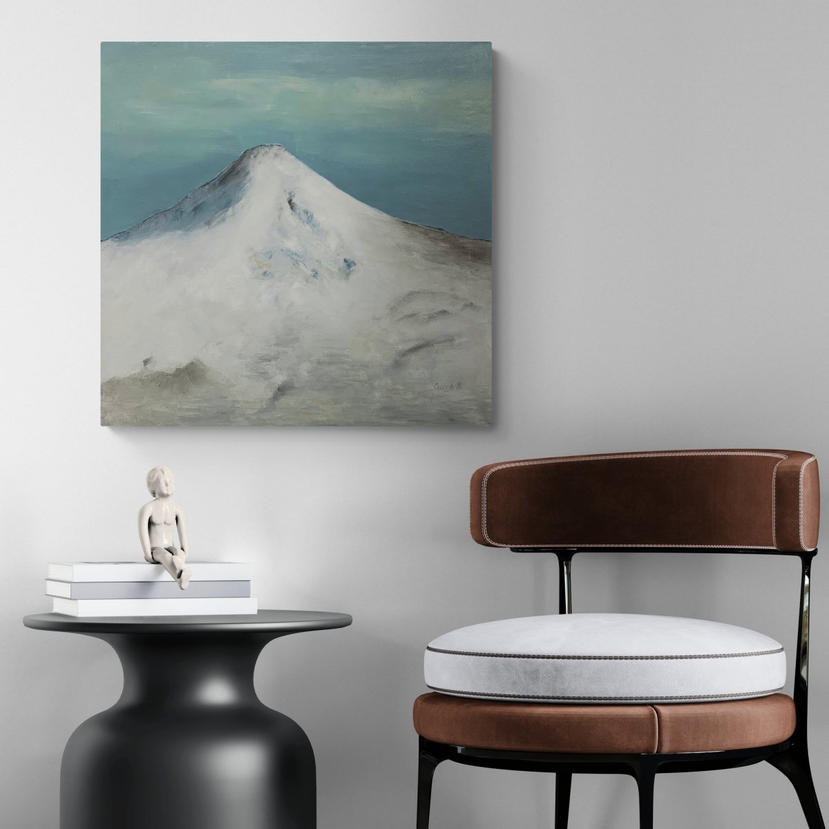 Hekla í snjóbúningi
