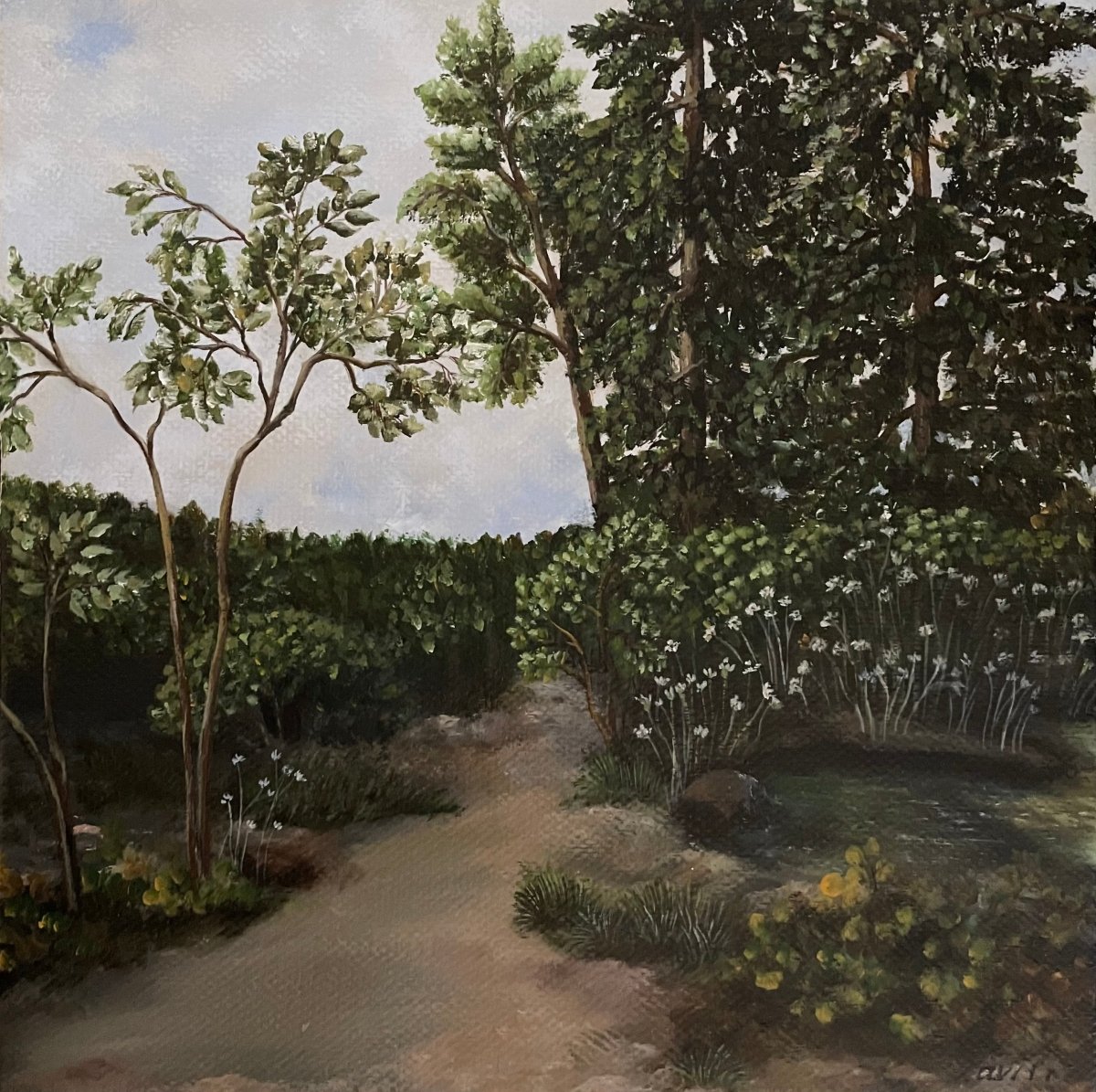 In the garden