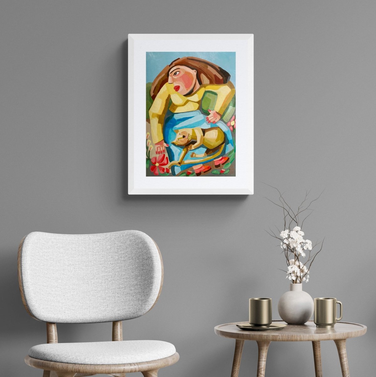 Kona og kötturinn sem þvoði sér alltaf extra vel á sunnudögum