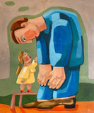 Konan sem hreifst af hávaxna karlinum