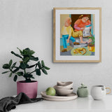 Konan sem las svo mikið