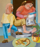 Konan sem las svo mikið