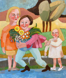 Konan sem var alltaf að flýta sér