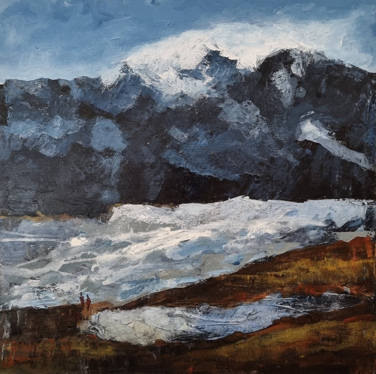 Mennirnir í náttúrunnar örmum