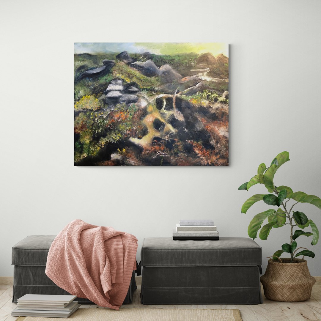 Mosi, grjót og gróður