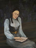 Reading lady