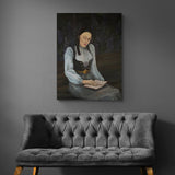 Reading lady
