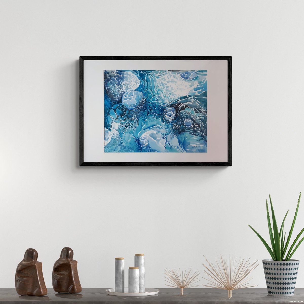 Samtal um bláa liti