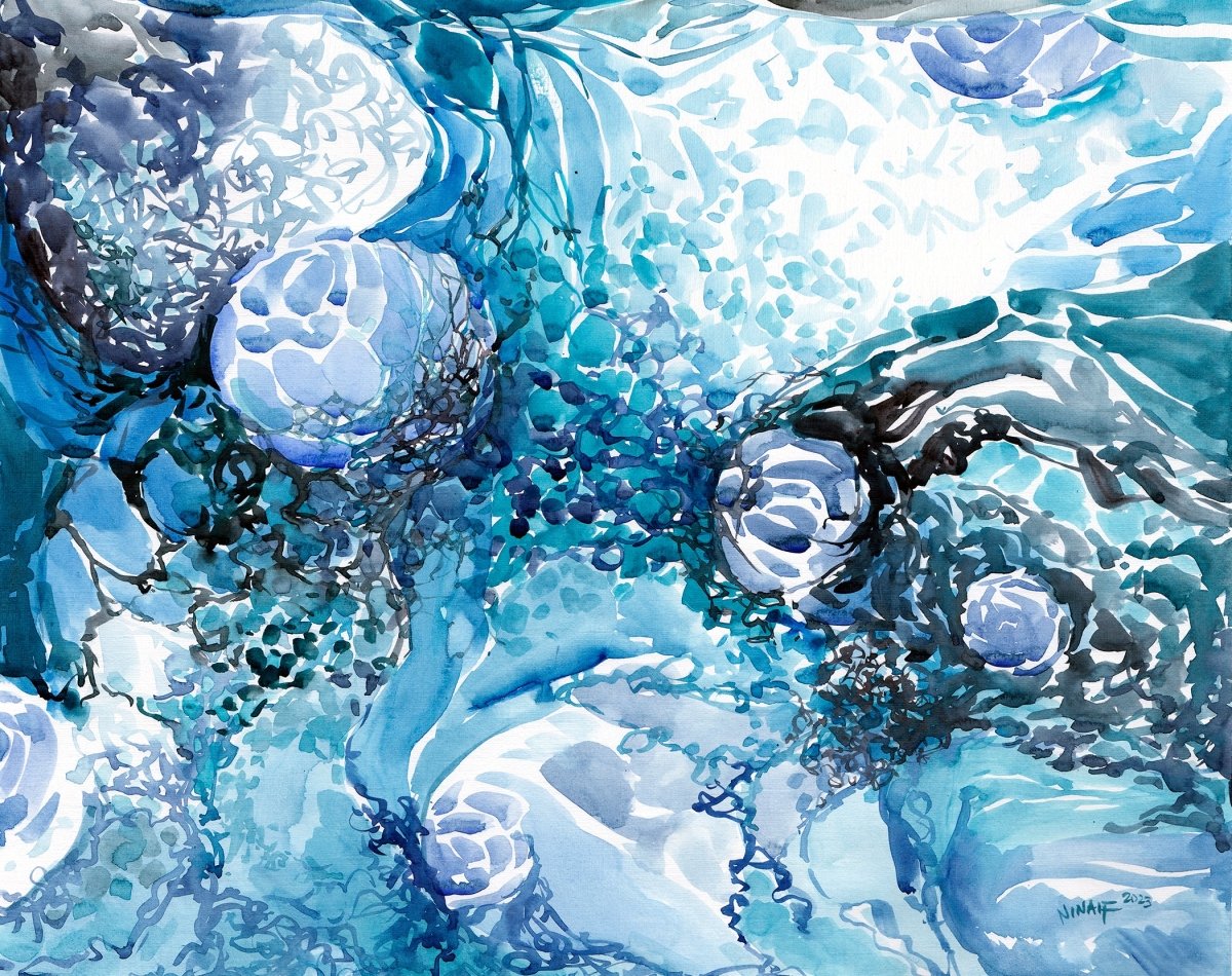 Samtal um bláa liti