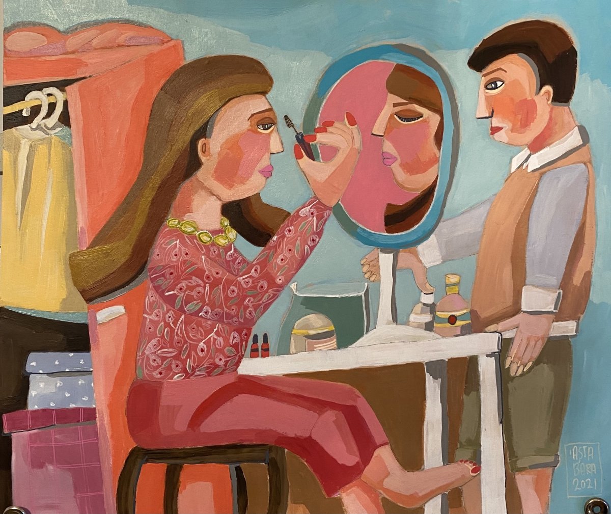 Smart kona og þolinmóður maður