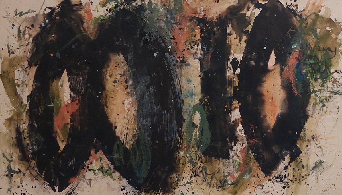 Svartar ólífur í almenningsgarði