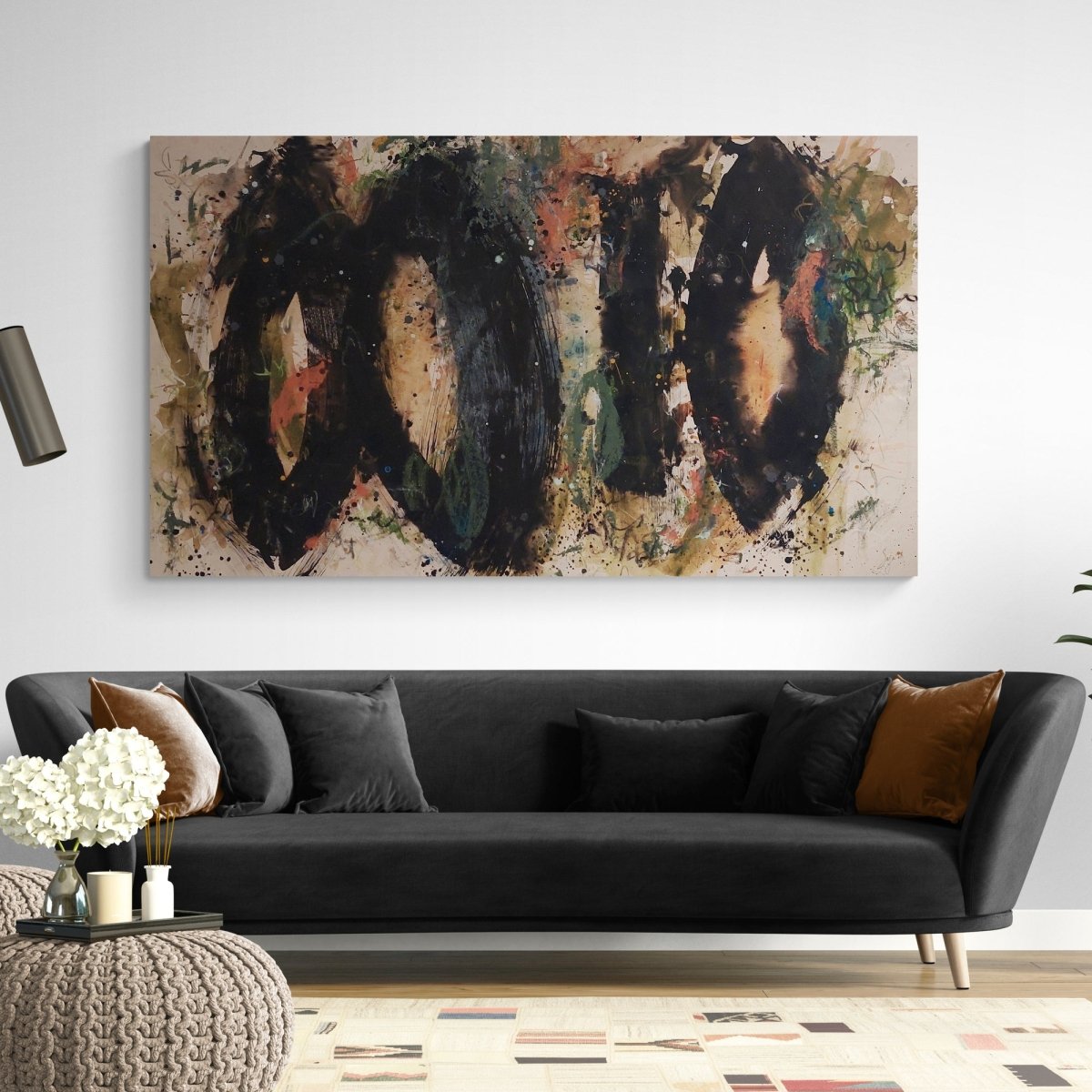 Svartar ólífur í almenningsgarði