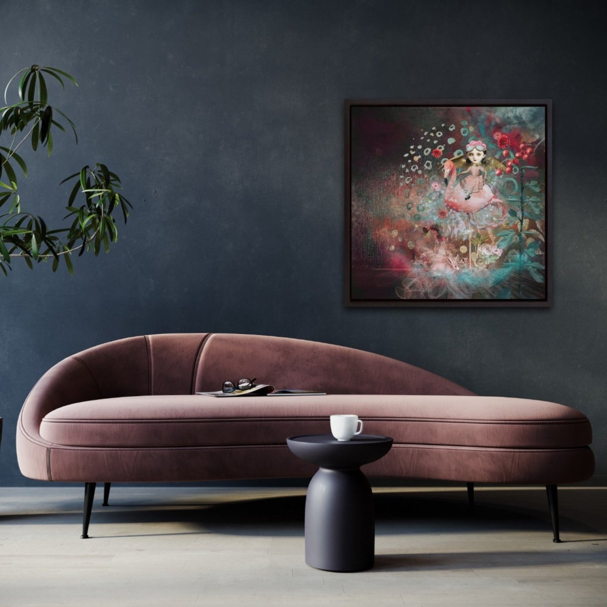 The Girl and the Flamingo