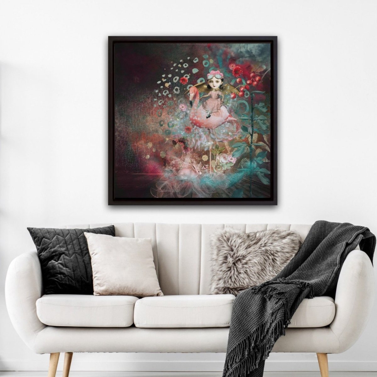 The Girl and the Flamingo