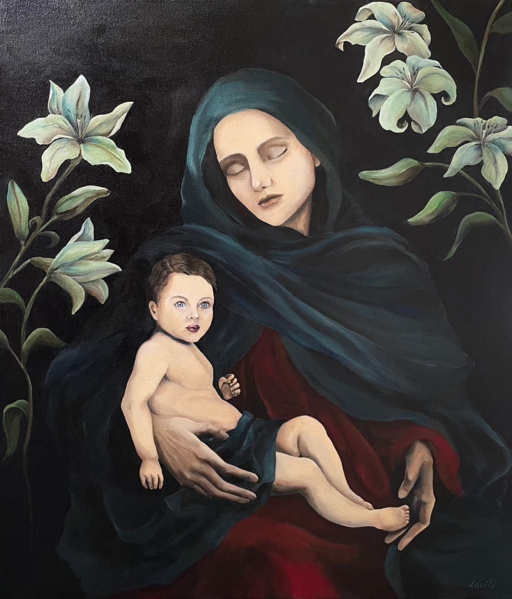 The peasant lady with her child