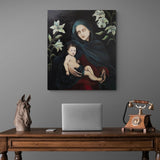 The peasant lady with her child