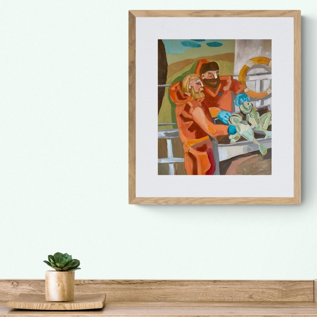 Þetta er nú helvíti vænn þorskur