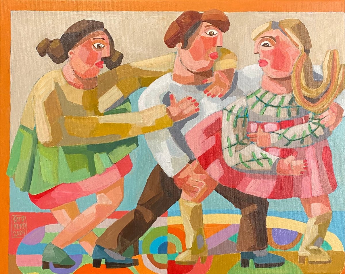 Tvær konur og einn karl