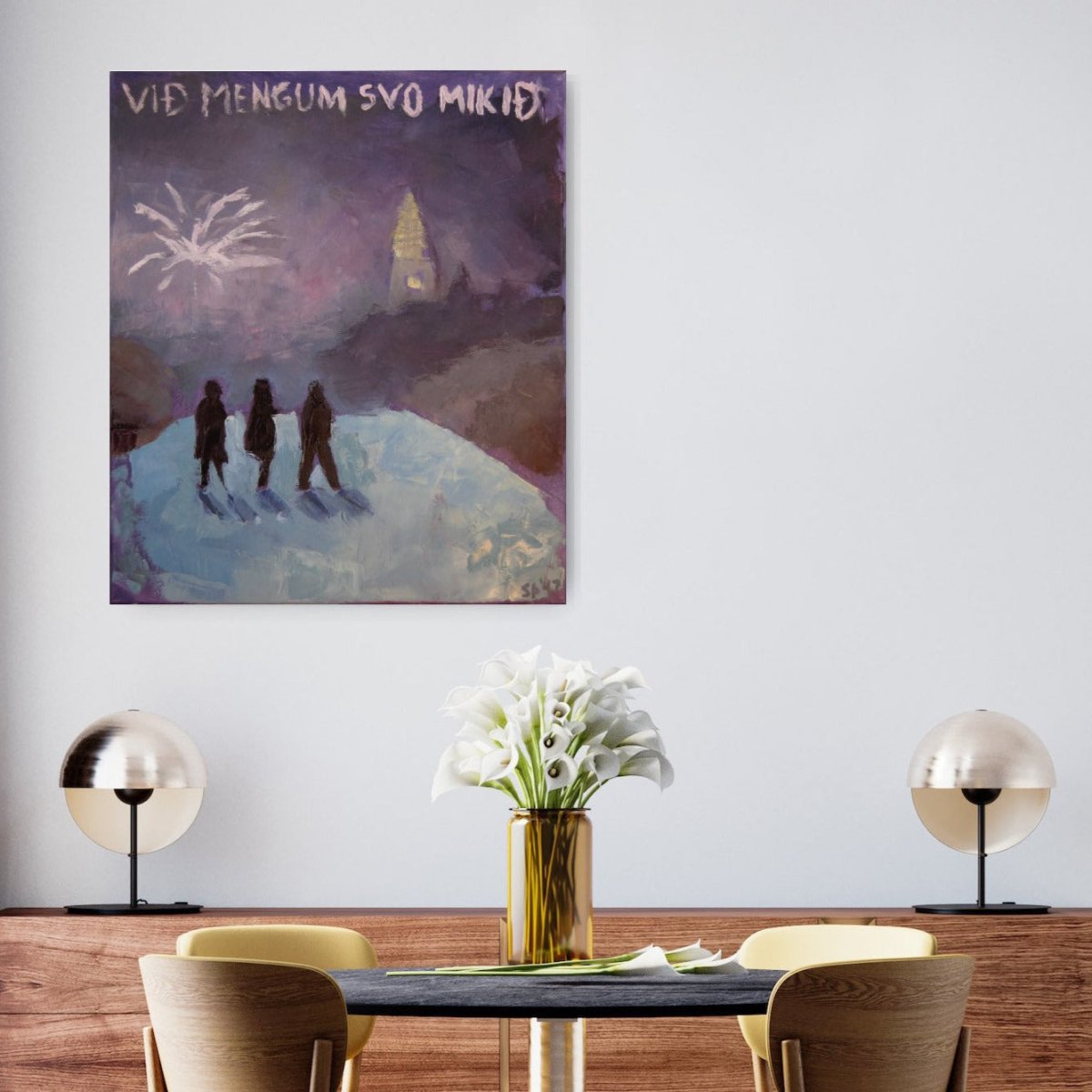 Við mengum svo mikið