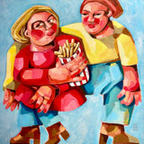 Kona sem fékk sér fröllur á föstudögum