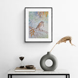 Kyrrðarstund í skógi