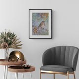 Kyrrðarstund í skógi