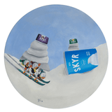 Skyr á skíðum